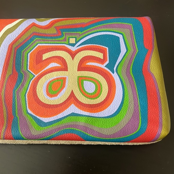 Arbonne leather clutch bag - Picture 2 of 9